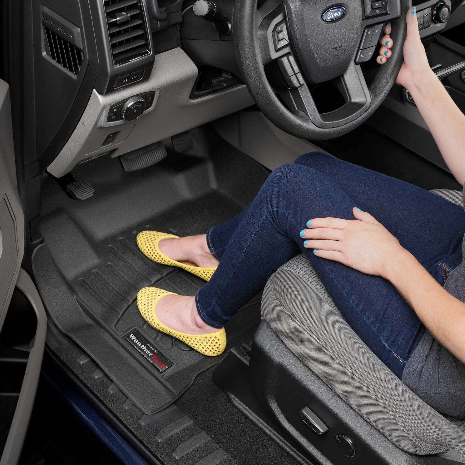 Alfa Romeo Stelvio (2017-2024) 1st Row Car Mat - Image 3