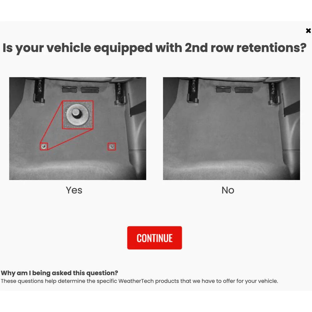 Audi A4, A5, RS4, RS5, S4, S5 (2015-2025) 2nd Row Car Mat - No retention clips - Image 2