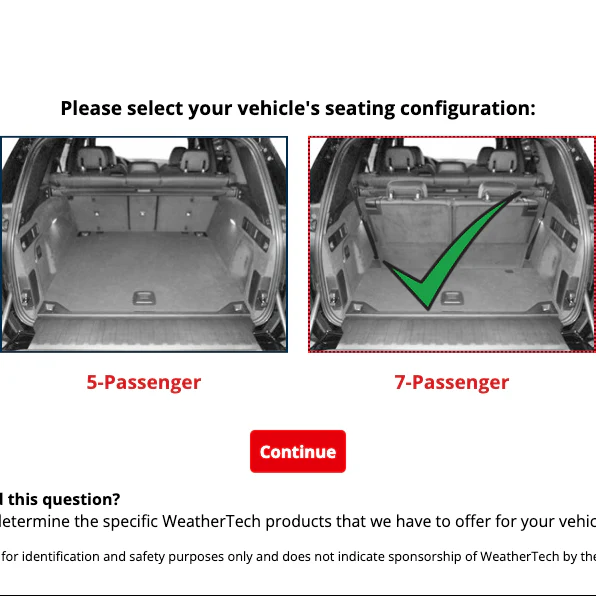 BMW X5 G05 (2019-Present) 2nd Row Car Mat - 7 seats - Image 2