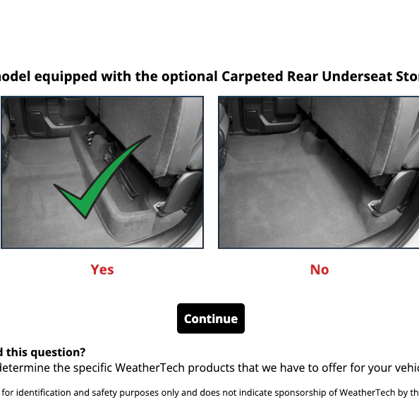 Chevrolet Silverado Crew-Cab 1500/2500/3500 (2019-2024) 2nd Row Truck Mat - Image 2