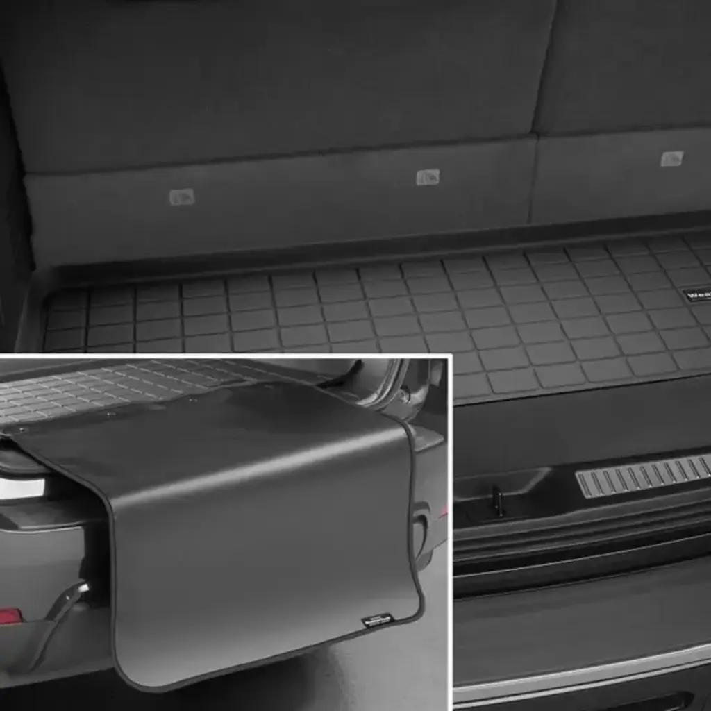 Dodge Durango WD (2011-2026) behind 3rd Row Cargo Mat with Bumper Protection - Image 2