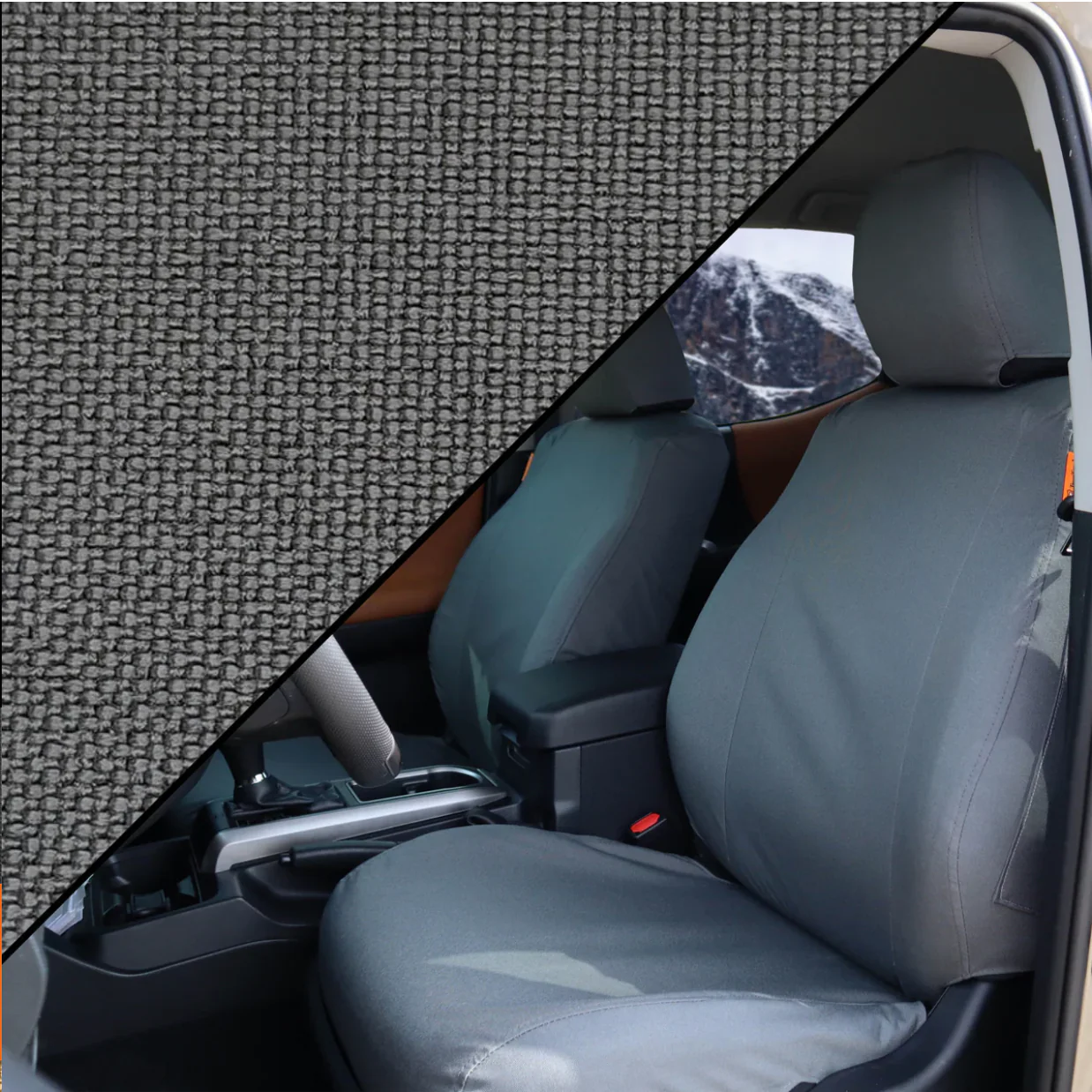 Dodge Durango WD, Jeep Grand Cherokee (2011-Present) 1st Row Premium Car Seat Covers - Image 5