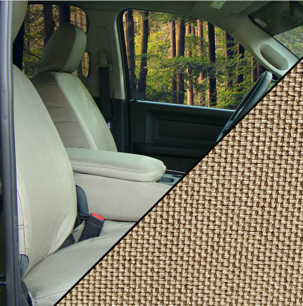 Dodge Durango WD, Jeep Grand Cherokee (2011-Present) 1st Row Premium Car Seat Covers - Image 6