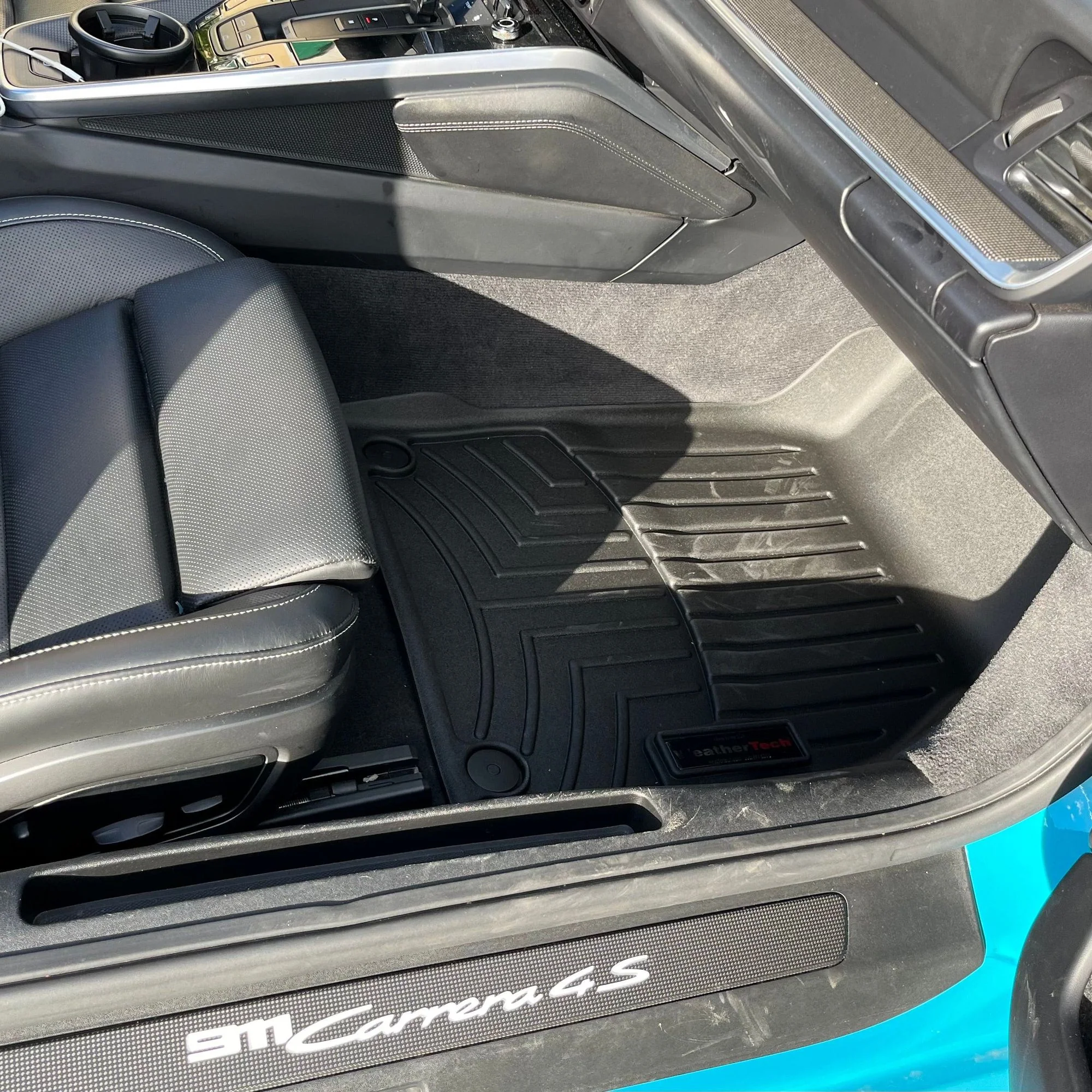 Porsche 911.991 (2011-2019) 1st Row Car Mat (with luggage net) - Image 4