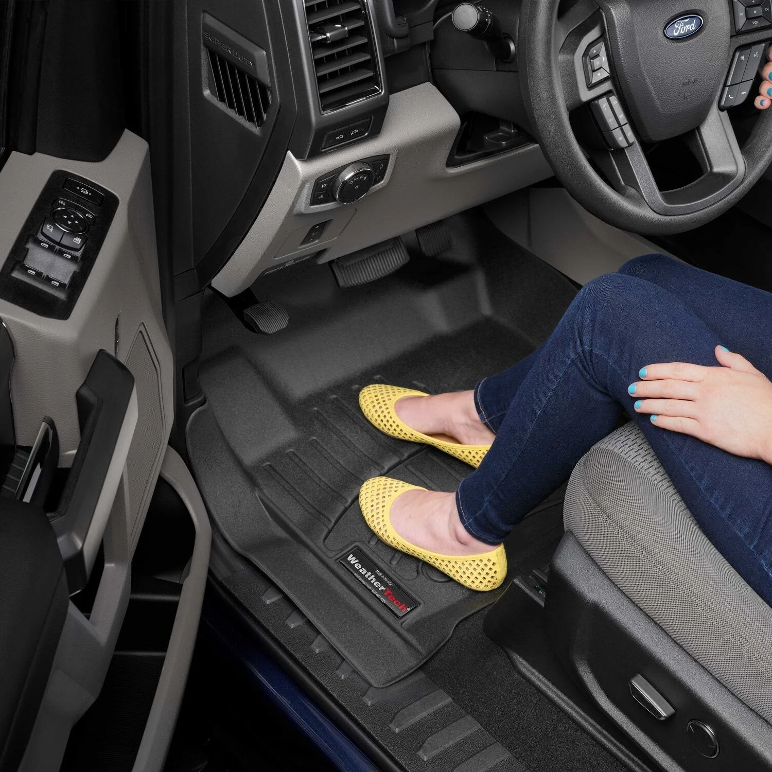 Porsche Cayenne E2, Volkswagen Touareg (2010-2017) 1st Row Car Mat - Image 4